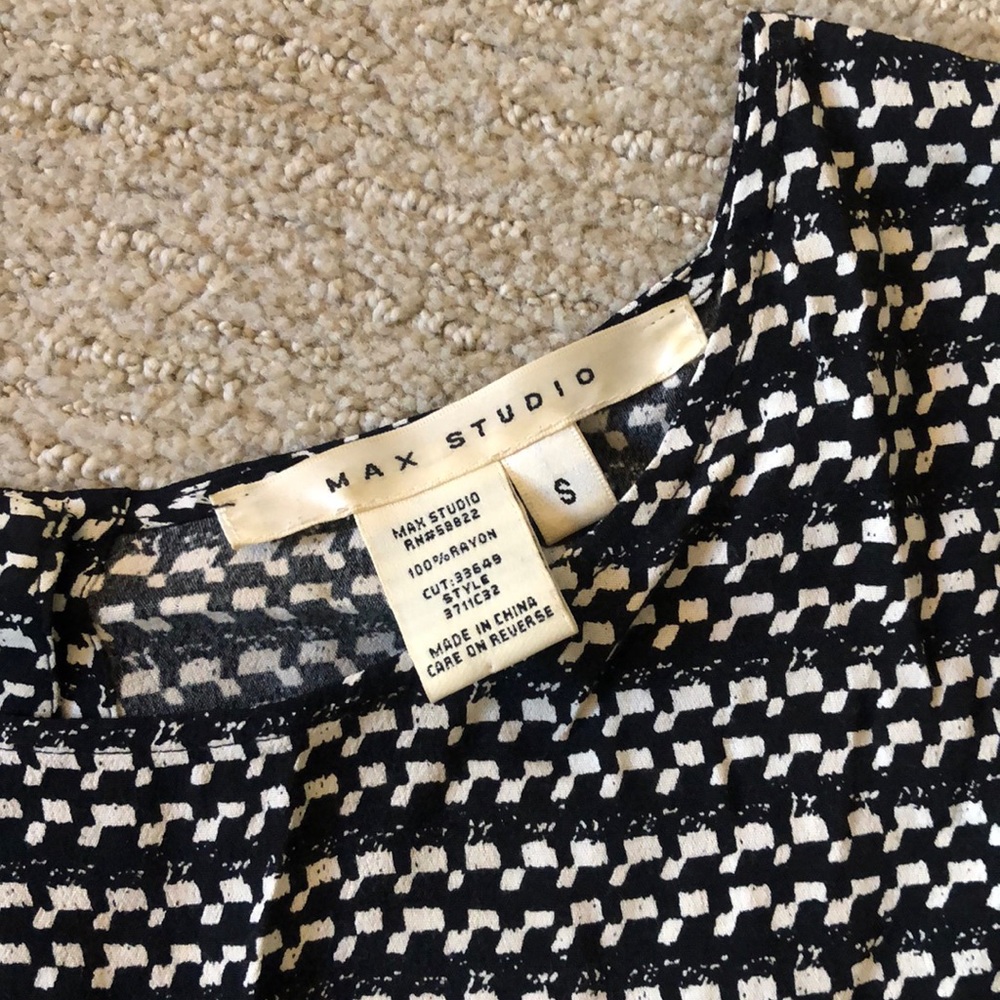 Button Back Print Blouse - image 2